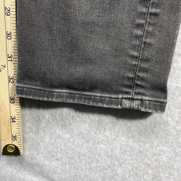 American Eagle Jeans Men 32x33 Gray Next Level Flex Stretch Whiskers Faded Denim - Picture 3 of 14